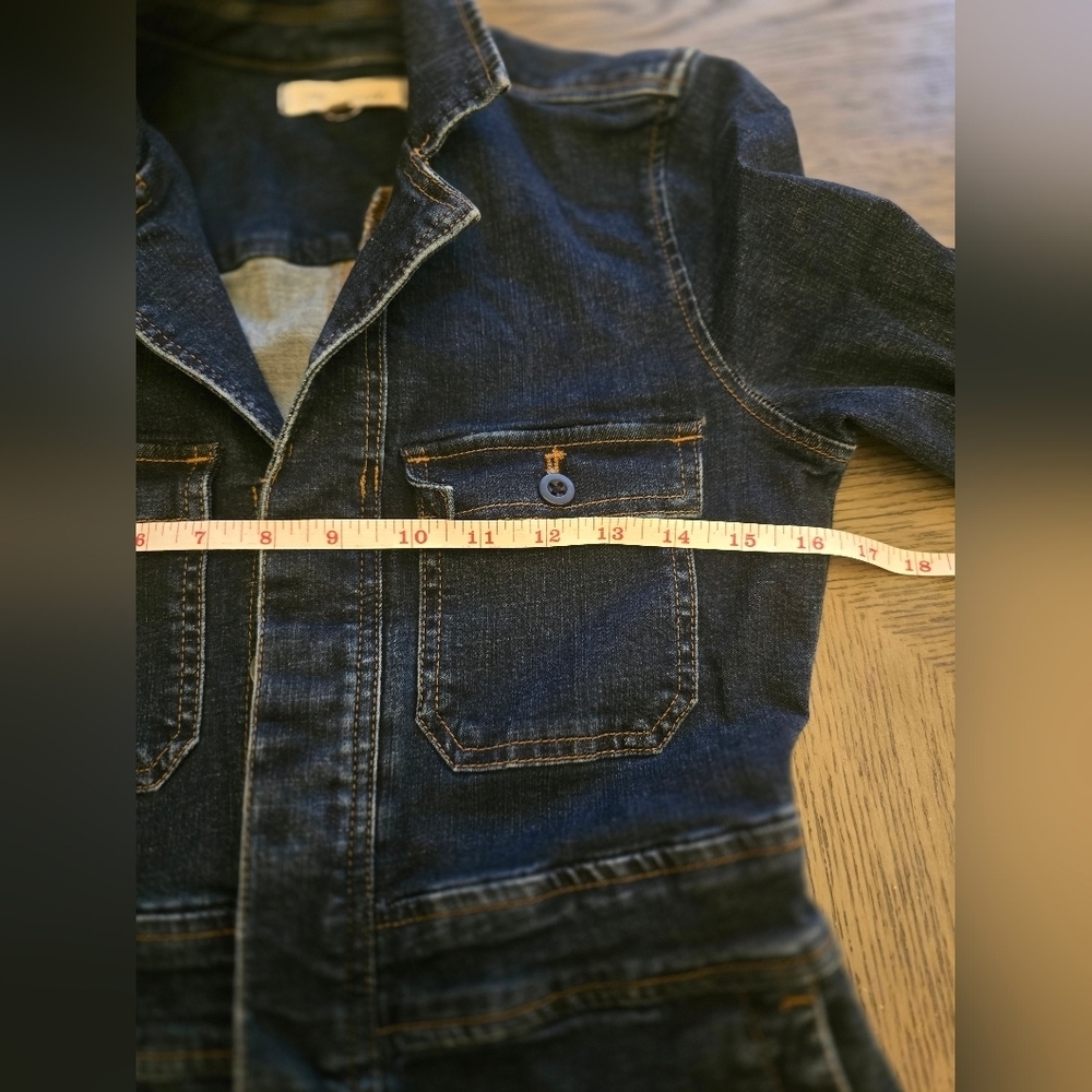 Madewell Denim Slim Coverall Jumpsuit Size 0 - Picture 13 of 16